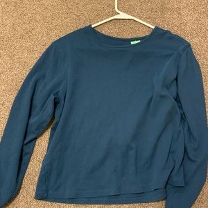 blue long sleeve
